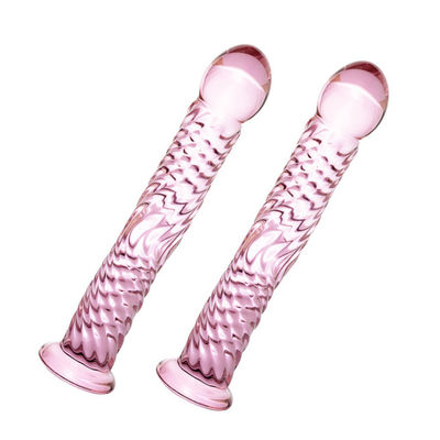 17cm বিশাল ক্রিস্টাল গ্লাস সেক্স খেলনা কৃত্রিম Dildo কোন গন্ধ সিই অনুমোদিত