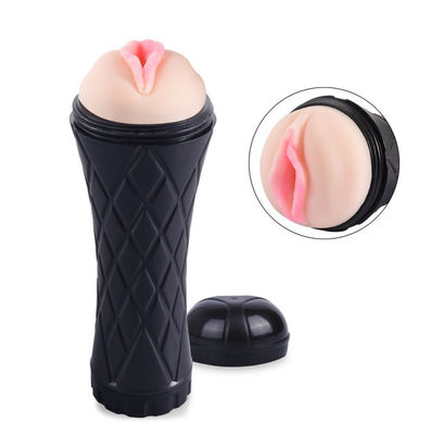 ABS TPE বাস্তব পুরুষ হস্তমৈথুন খেলনা 24cm মৌখিক যোনি