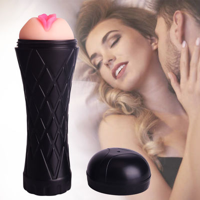ABS TPE বাস্তব পুরুষ হস্তমৈথুন খেলনা 24cm মৌখিক যোনি