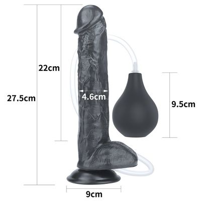 11 ইঞ্চি 22cm বাস্তবসম্মত Ejaculating Dildo জলরোধী হস্তমৈথুন